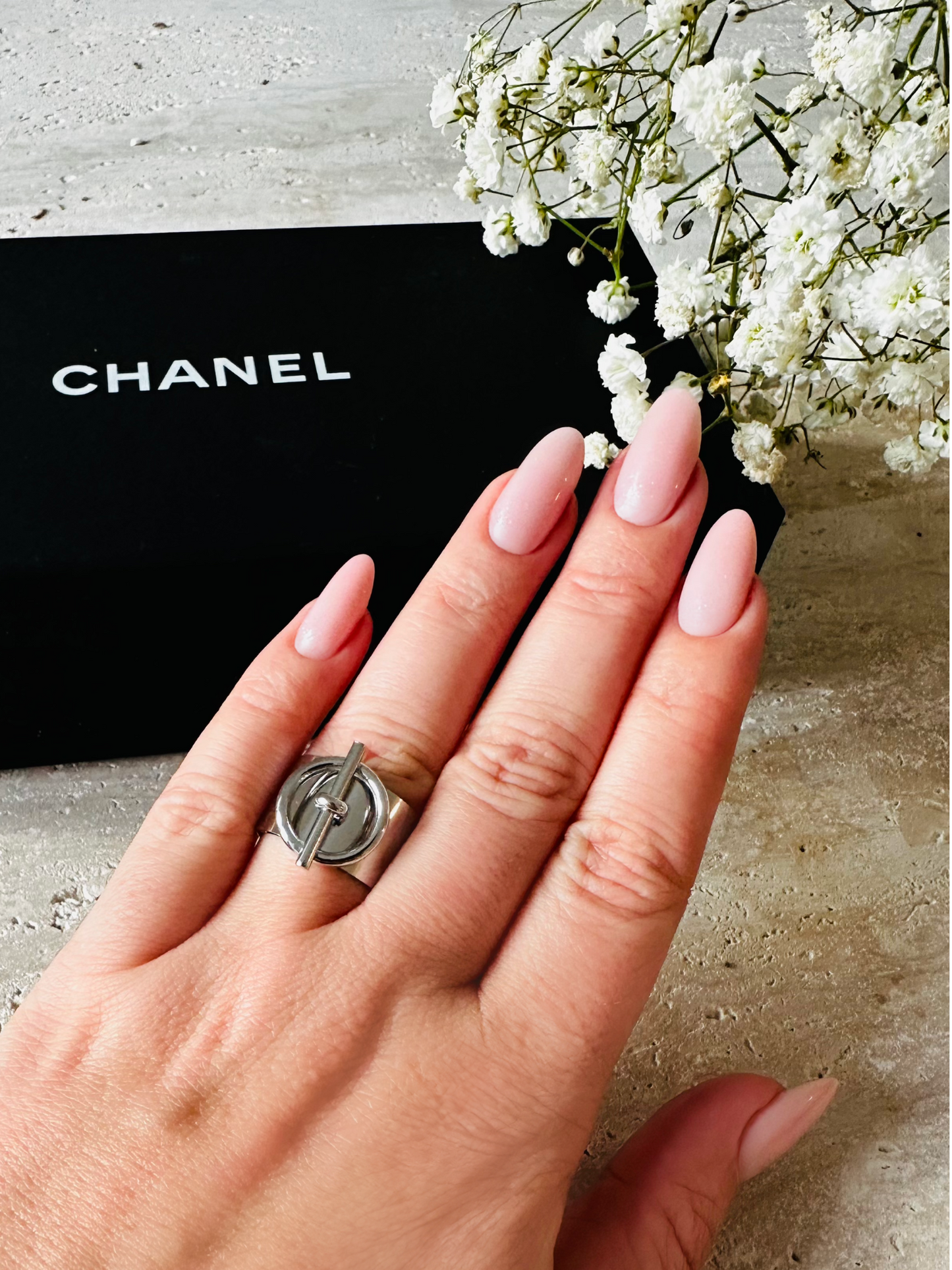 H Bague Locker - Or et Argent