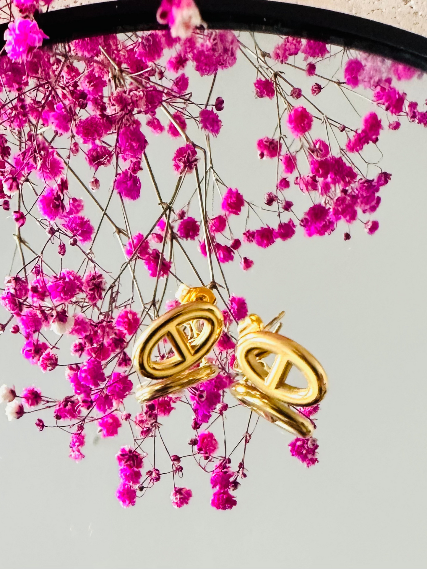 Boucles d’Oreilles Ovales | Finition Or ou Argent