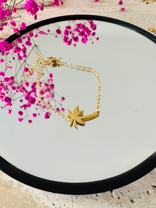 Bracelet "Palmier" – Finition Or ou Argent