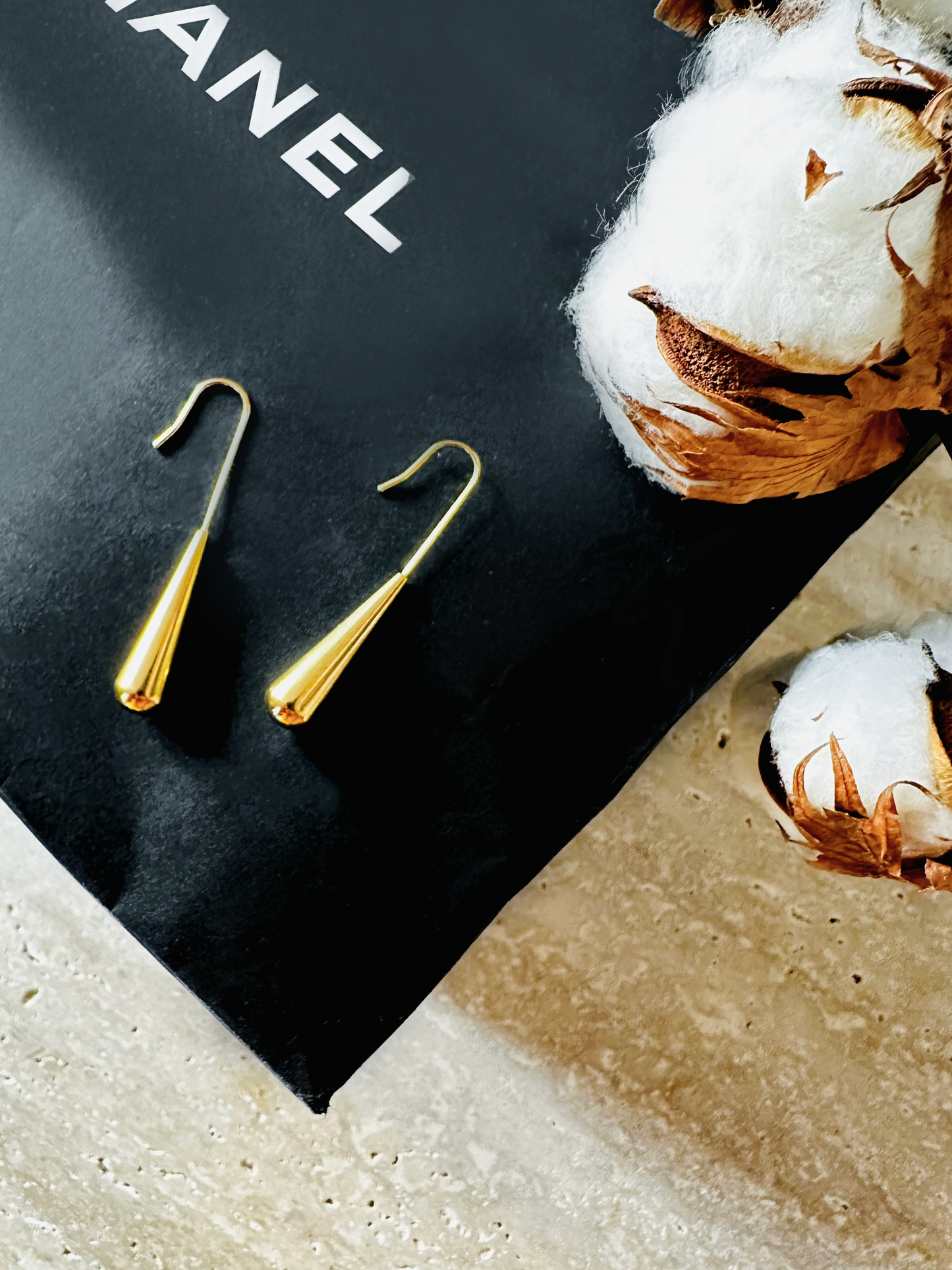 Boucles d'Oreilles Goutte d'Eau - Couleur Argent & Or